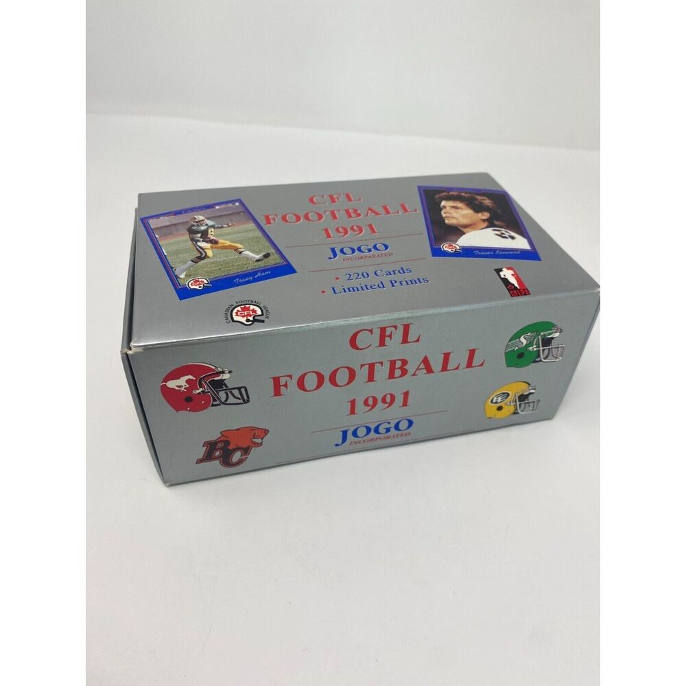 Vintage CFL Football 1991 GOJO Limited Print Trading Cards Box Set